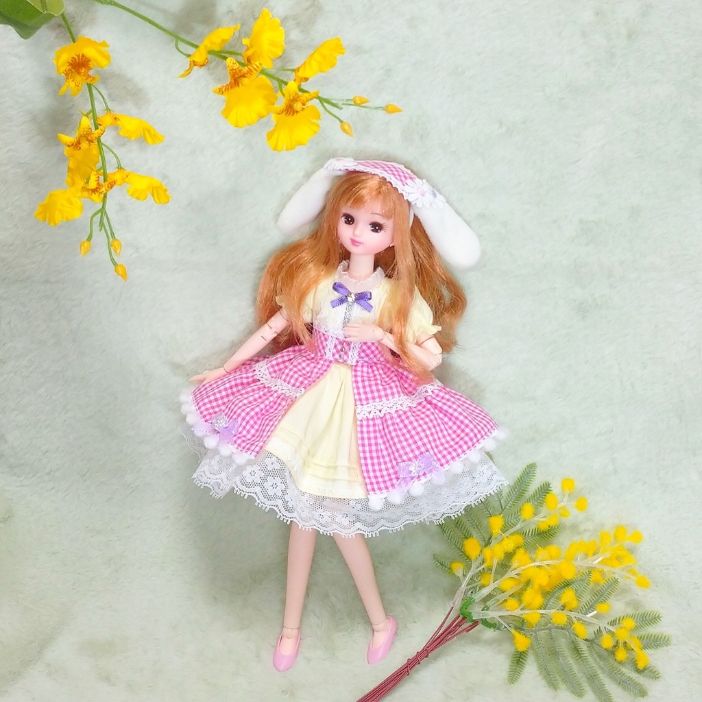 春のドレス(1/6サイズ)【ネコポス同梱不可】