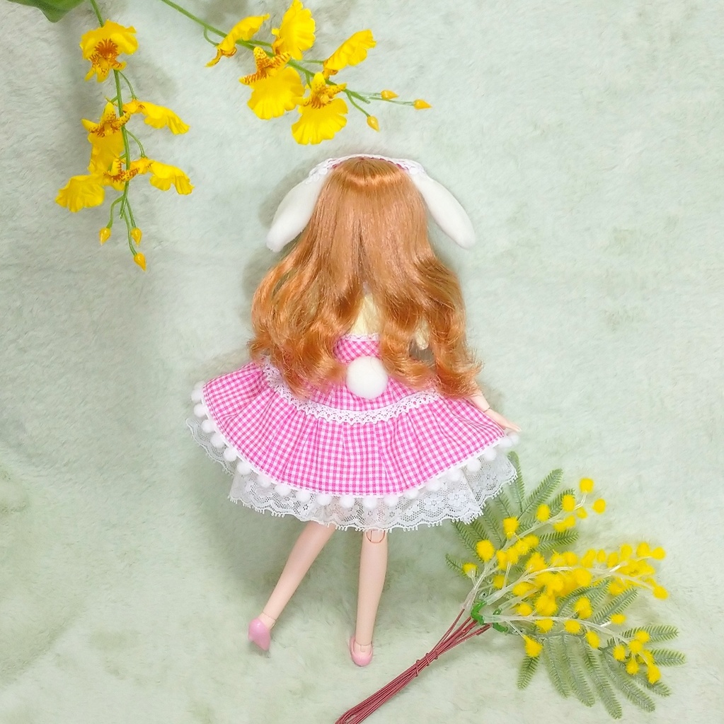 春のドレス(1/6サイズ)【ネコポス同梱不可】
