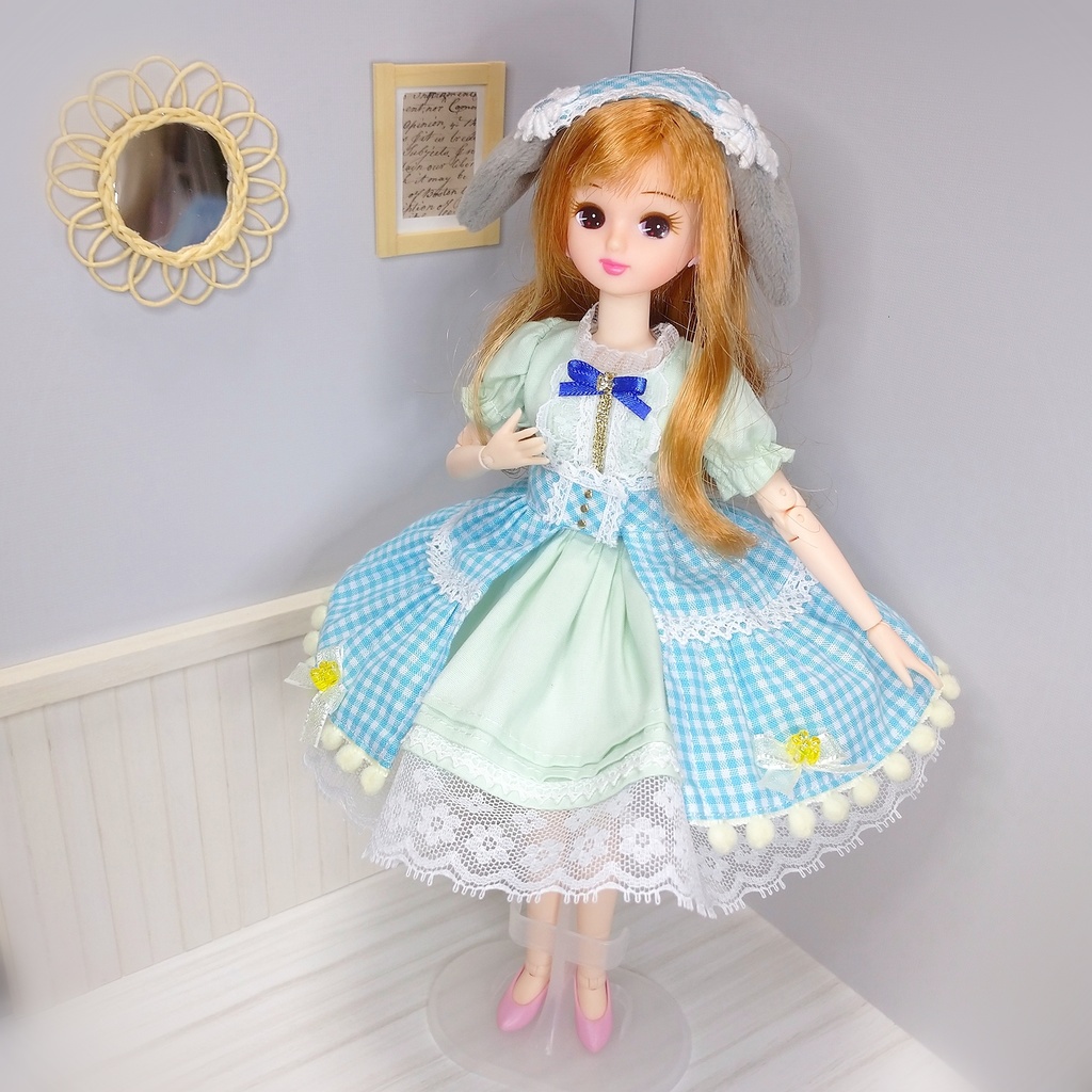 春のドレス(1/6サイズ)【ネコポス同梱不可】