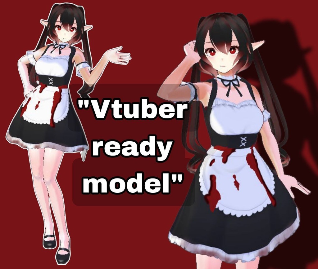 Bloodveil Maid - VRoid Model