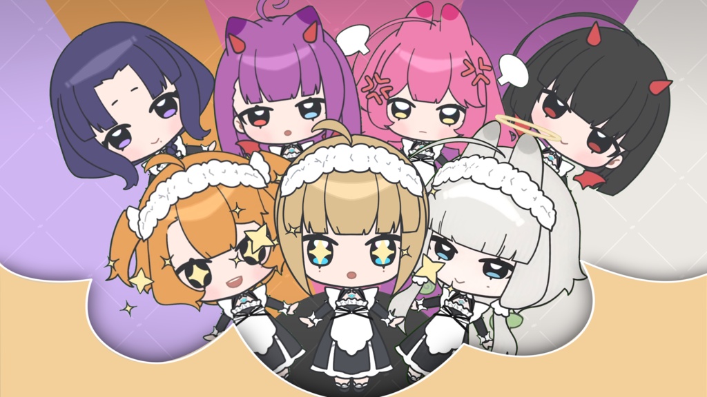【Live2D】Customizable Chibi Model