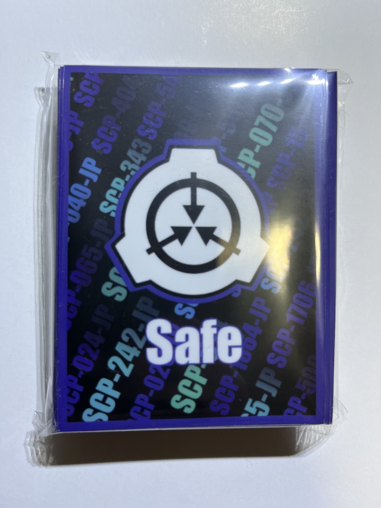 SCPスリーブ“財団Safe(青Ver)”