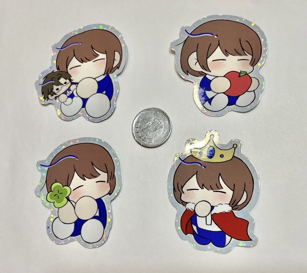 デカ不二くんシール(4枚セット)