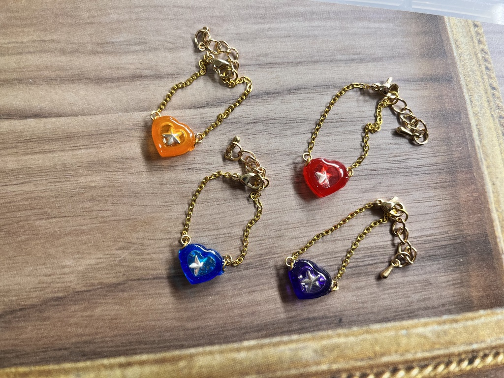 【10cmぬいぐるみ用】ハート型シャカシャカポーチ