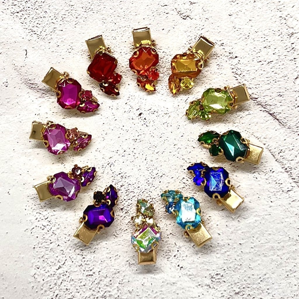 【ぬいぐるみ用】左留めヘアクリップ