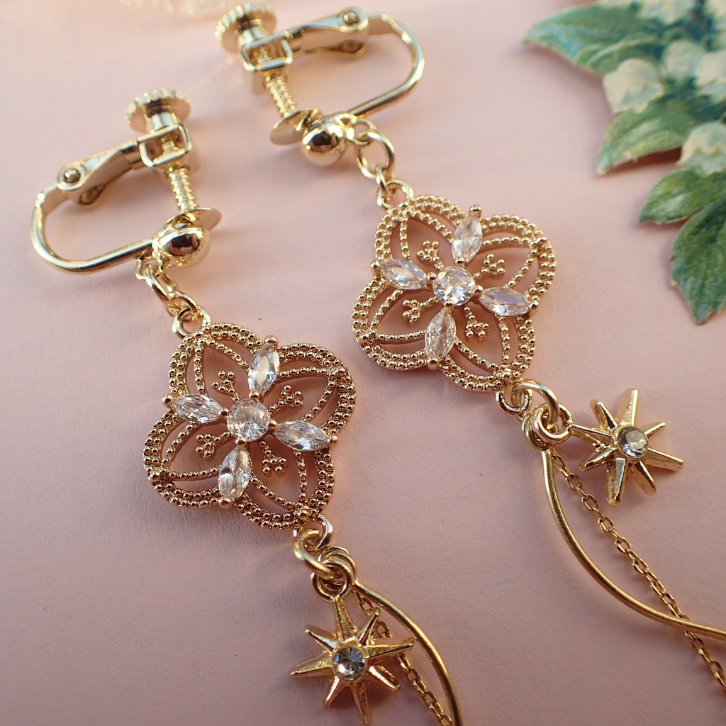 【gold color】エトワールの耳飾り