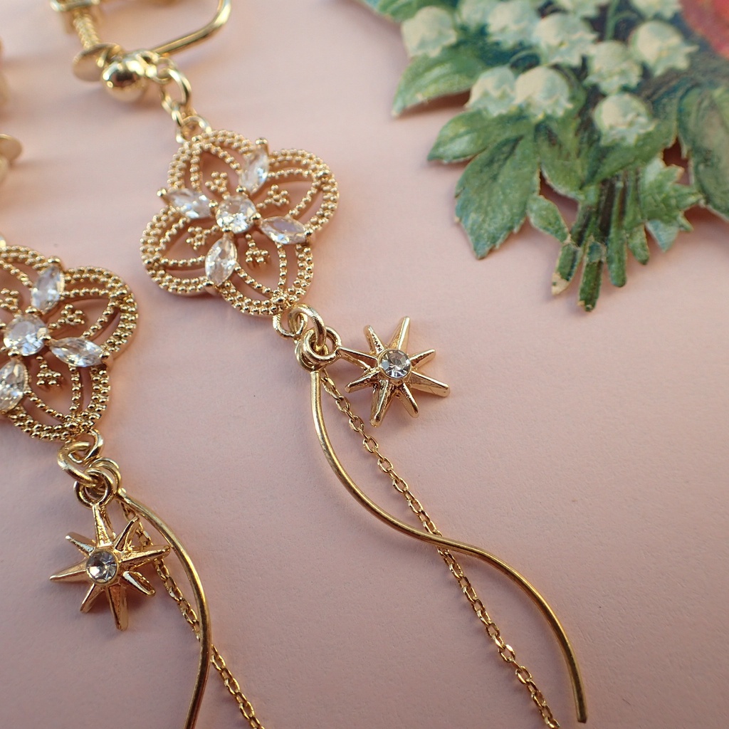 【gold color】エトワールの耳飾り