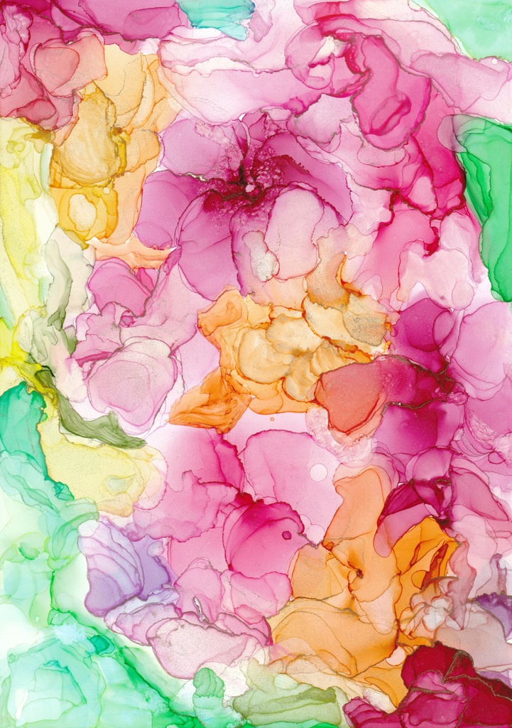 アルコールインクアートテクスチャNo.3