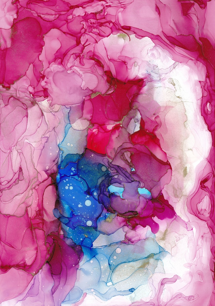 アルコールインクアートテクスチャNo.3