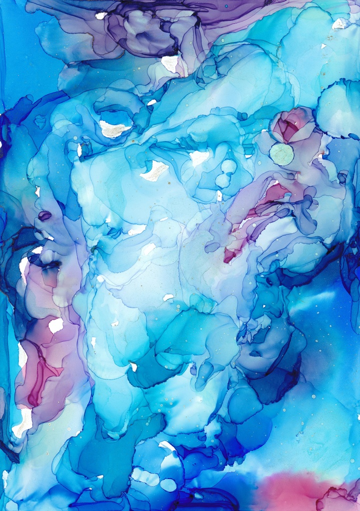 アルコールインクアートテクスチャNo.4