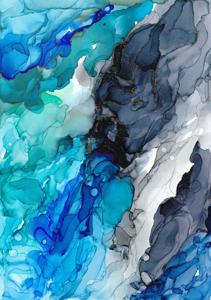 アルコールインクアートテクスチャNo.4