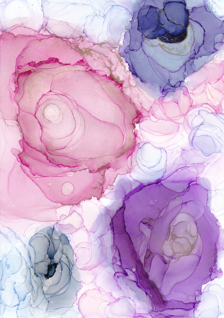 アルコールインクアートテクスチャNo.5