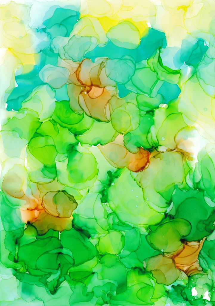 アルコールインクアートテクスチャNo.6