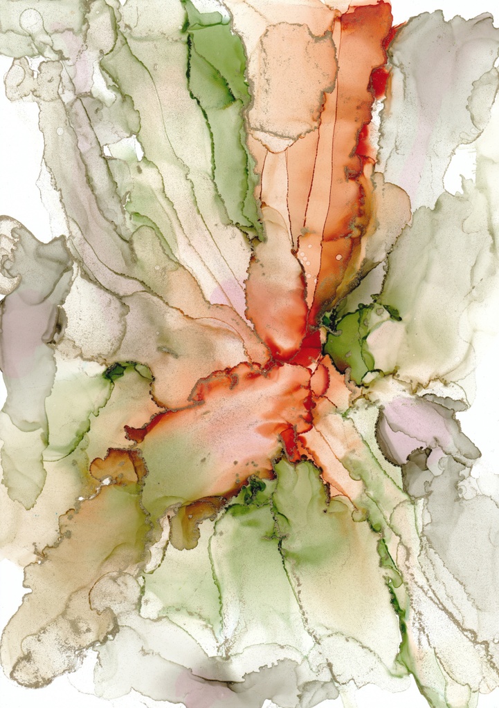 アルコールインクアートテクスチャNo.9