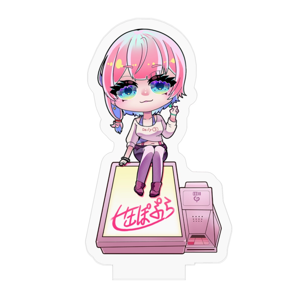 七缶ぽぷら2周年アクリルスタンド2