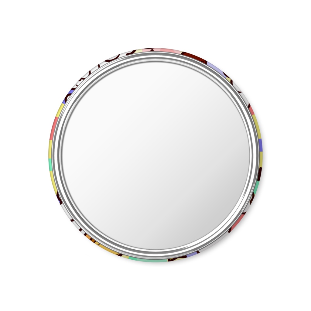 七缶ぽぷらオリジナル缶ミラー(I♥コンビニスイーツ2)