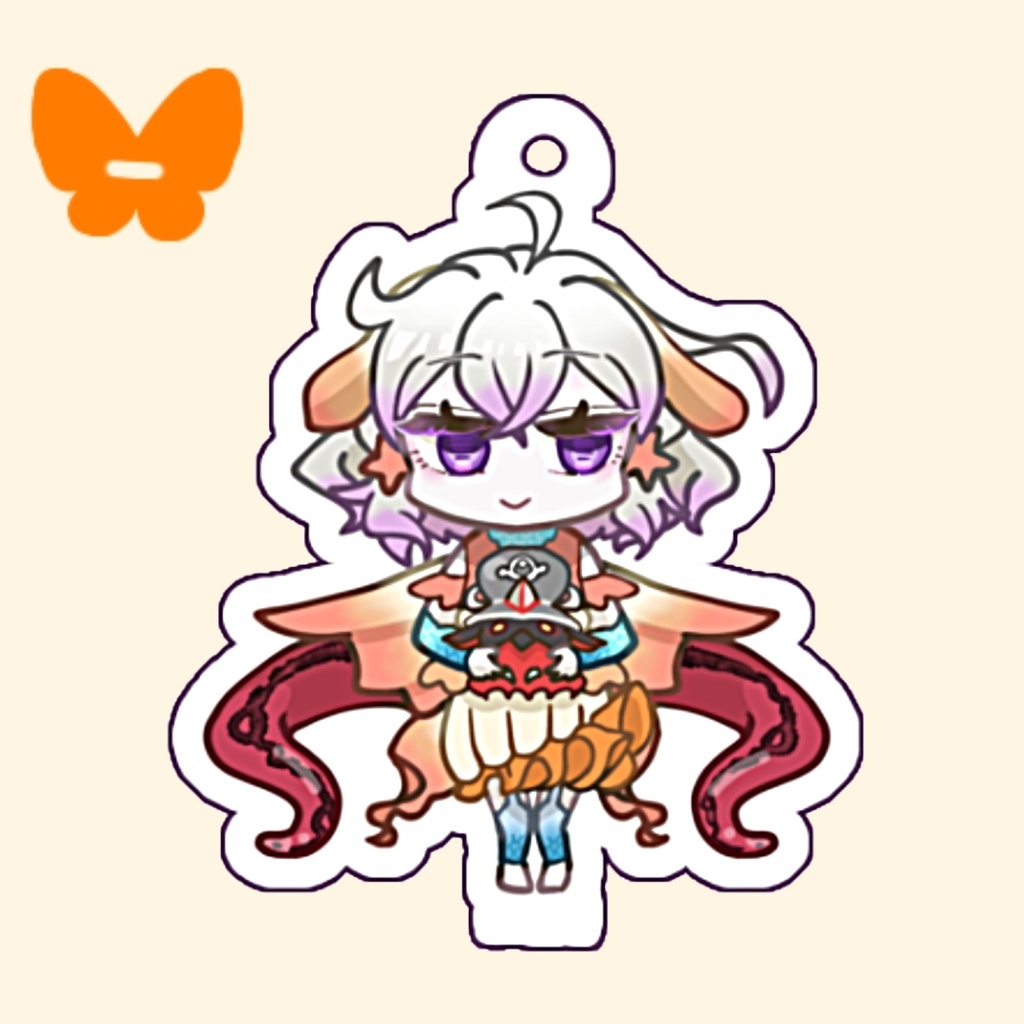 ボールチェーンアクキー（ギタイちゃん）
