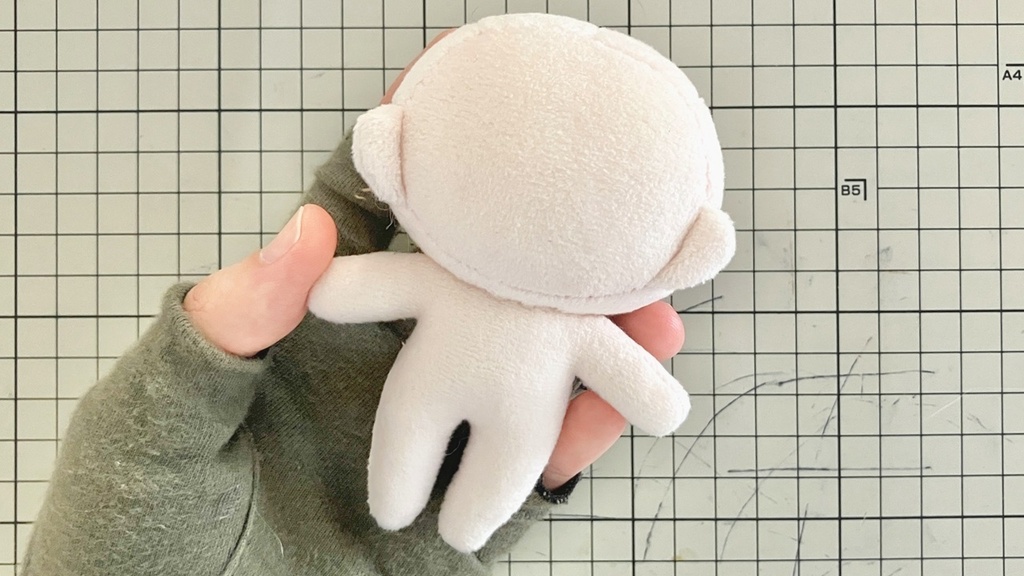 約11センチのぬいの型紙【無料配布】