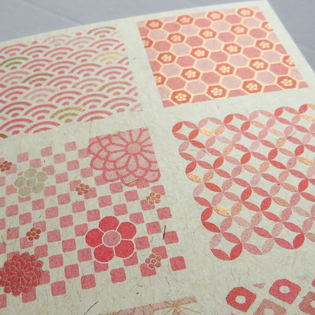 ポストカード 和柄あわせ