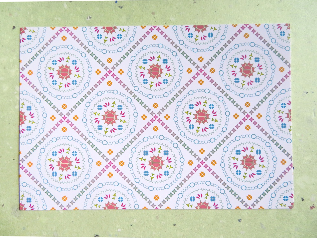 アラベスク-微小藻類の絵はがき ポストカード2種