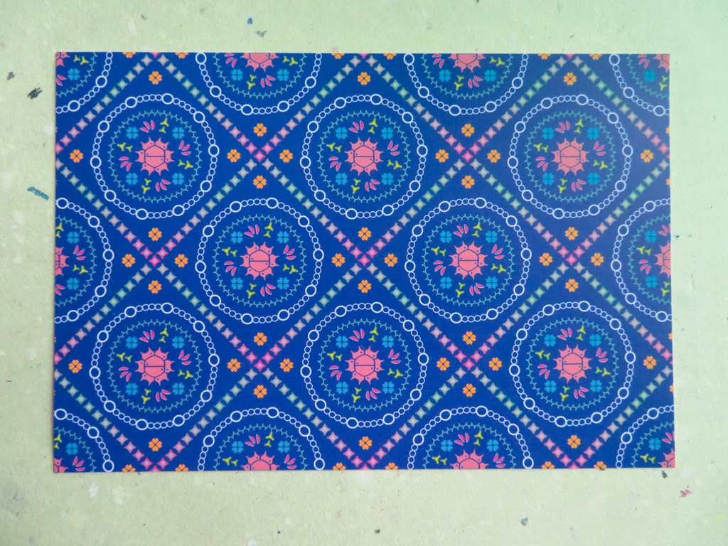 アラベスク-微小藻類の絵はがき ポストカード2種