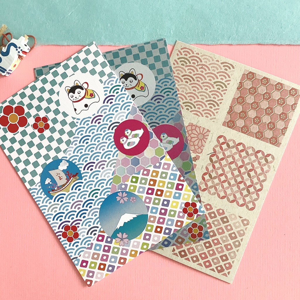 ポストカード 吉祥(白)