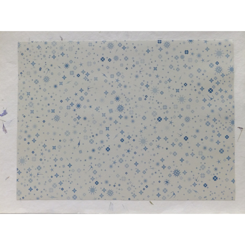 単色デザインペーパー(微小藻類柄)A4