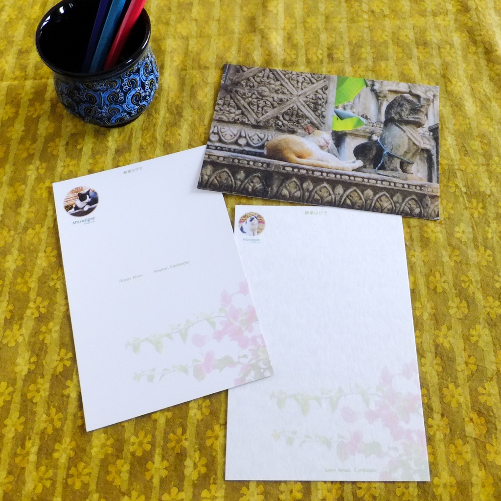 寺院・遺跡の猫 ポストカード