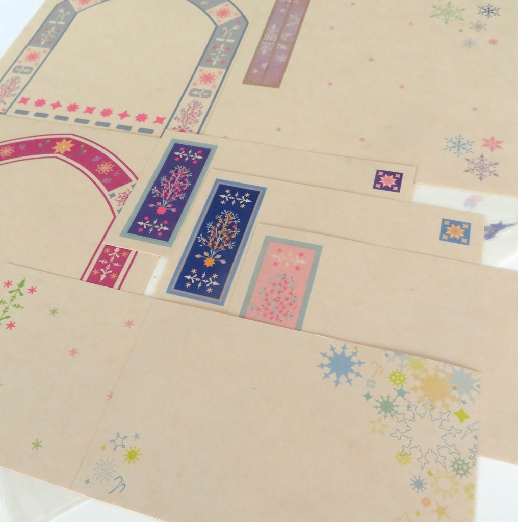 便箋 異境の文様