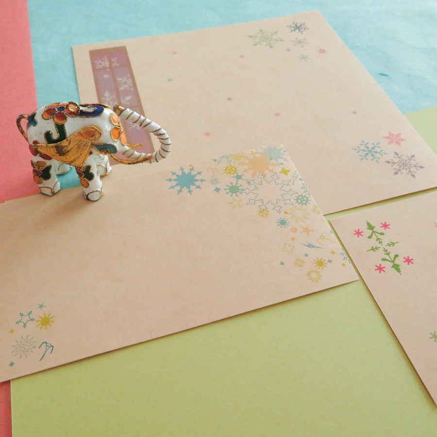 便箋 異境の文様