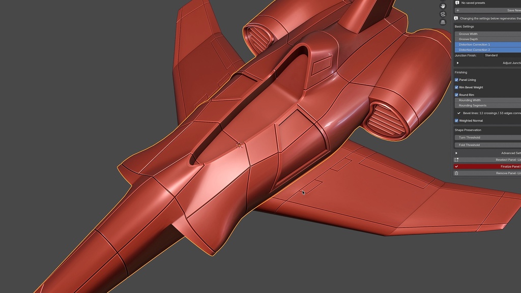 PLD — Panel Line Designer|選んだ辺から、本物のスジ彫りをつくるBlenderアドオン