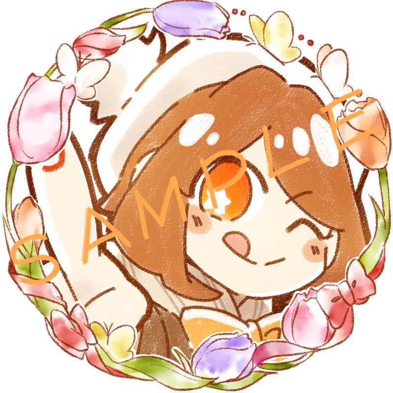 アイコンリング(SNS装飾)~イースター&チューリップ~