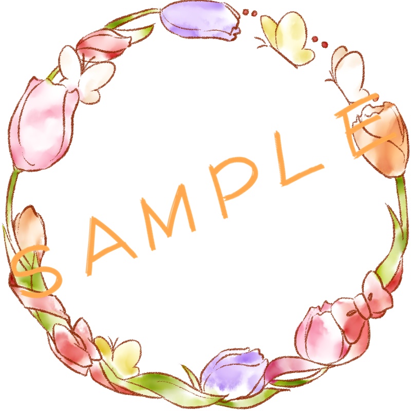 アイコンリング(SNS装飾)~イースター&チューリップ~