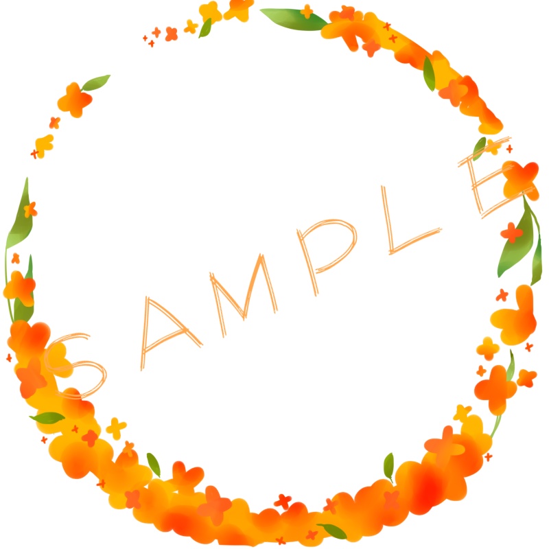 アイコンリング(SNS装飾)~キンモクセイ&ハロウィン~