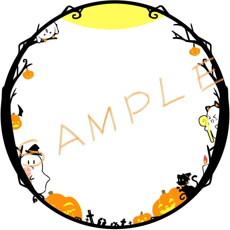 アイコンリング(SNS装飾)~キンモクセイ&ハロウィン~