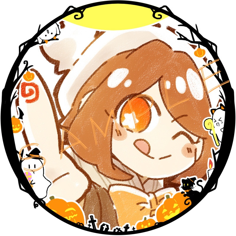 アイコンリング(SNS装飾)~キンモクセイ&ハロウィン~