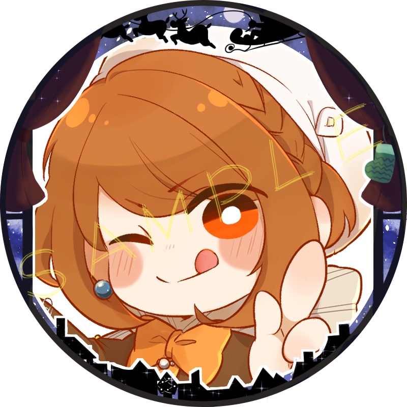 アイコンリング(SNS装飾)~クリスマス~