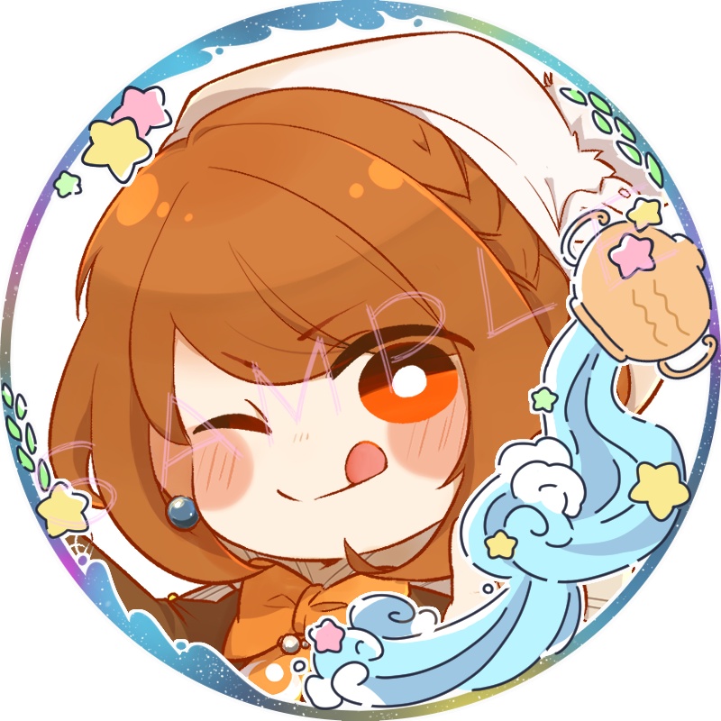 アイコンリング(SNS装飾)~みずがめざ~