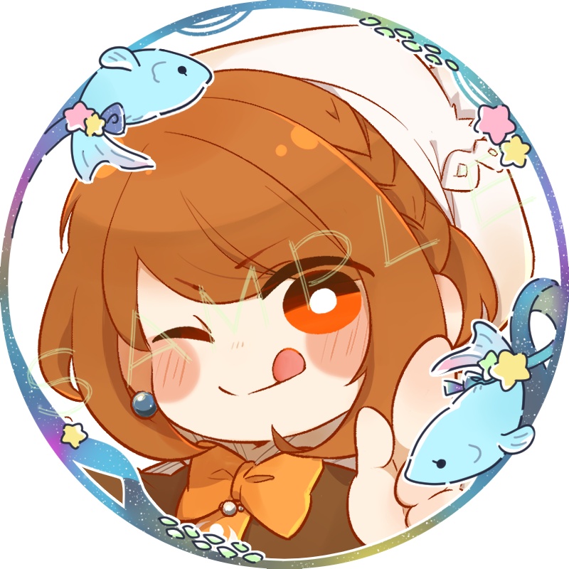 アイコンリング(SNS装飾)~うおざ~