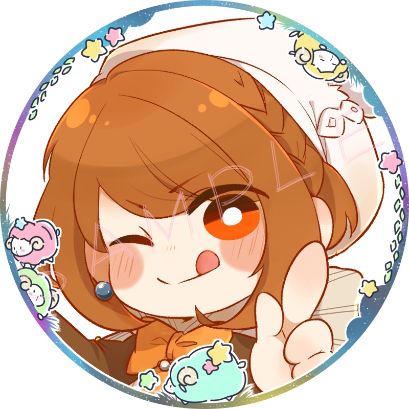 アイコンリング(SNS装飾)~おひつじざ~