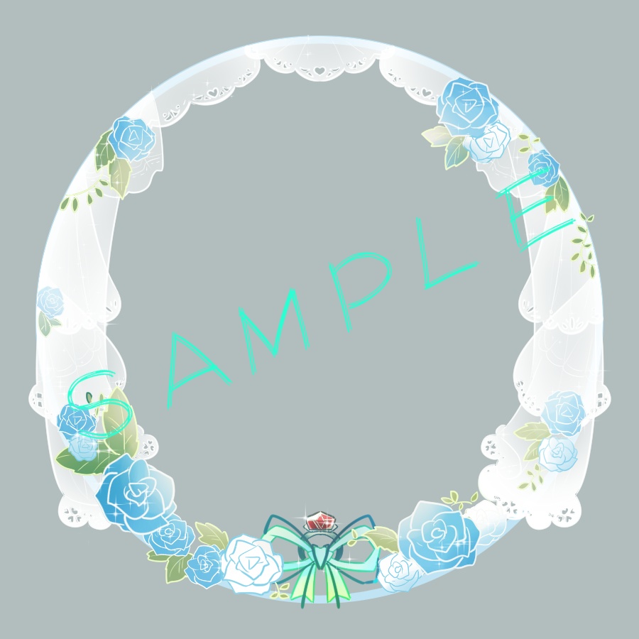 アイコンリング(SNS装飾)~ジューンブライド&ふたござ~