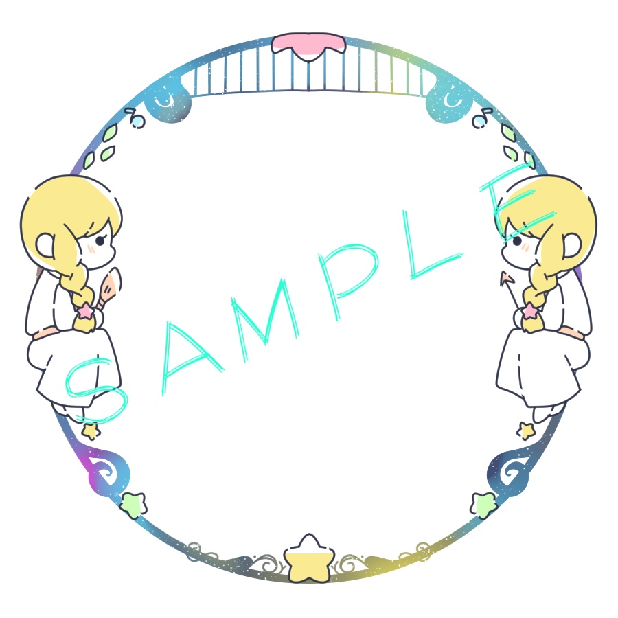 アイコンリング(SNS装飾)~ジューンブライド&ふたござ~