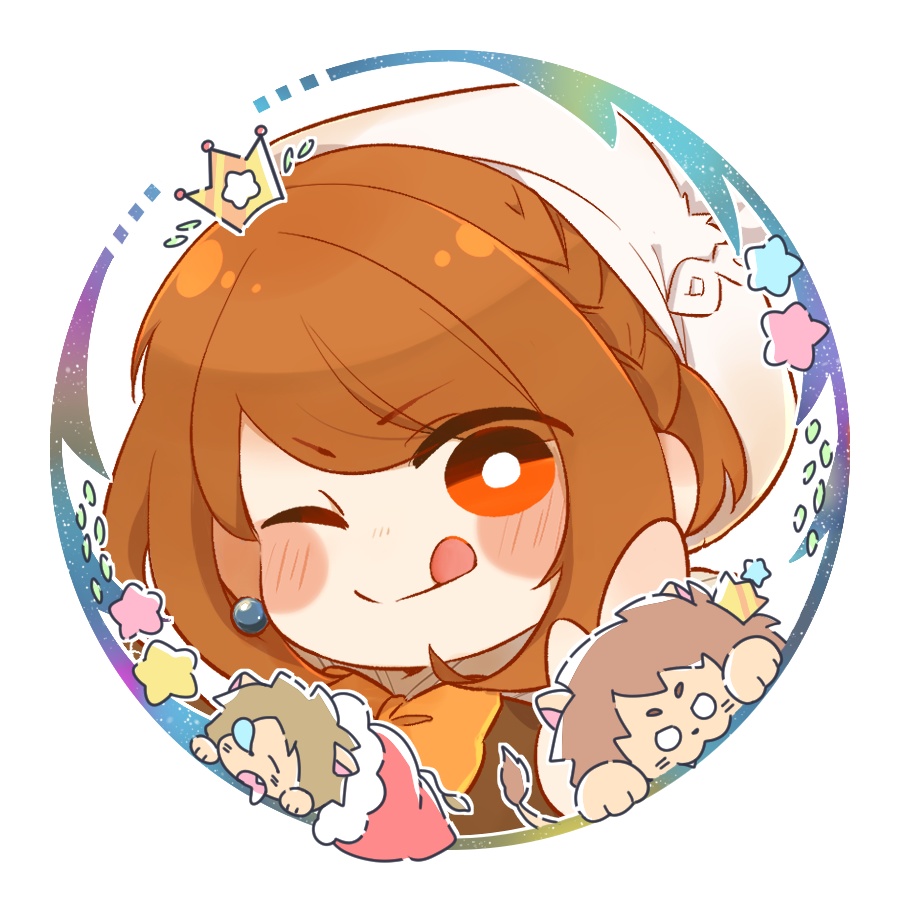 アイコンリング(SNS装飾)~やまのひ&ししざ~