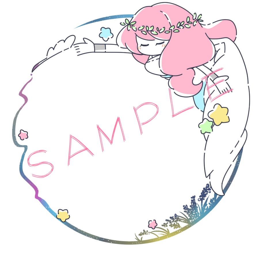 アイコンリング(SNS装飾)~彼岸花&おとめざ~