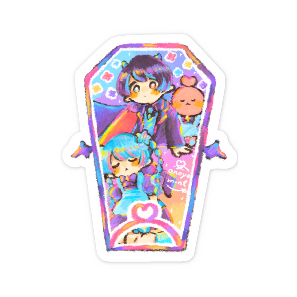 あのよ教ステッカー