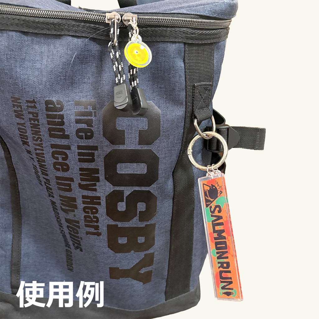 【ヨコヅナ】サーモンラン＆ビッグラン（両面仕様）　アクリルキーホルダー／スプラトゥーン