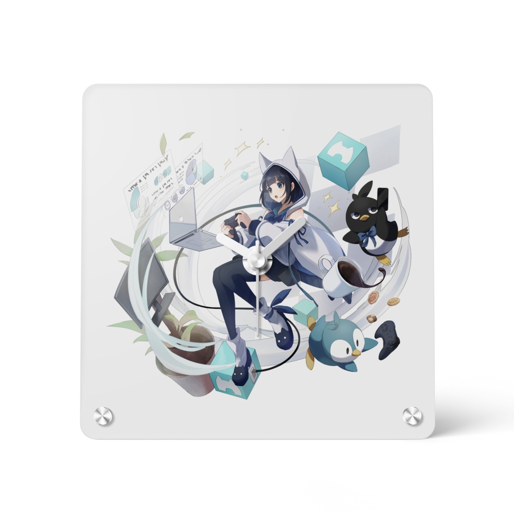 アクリル時計