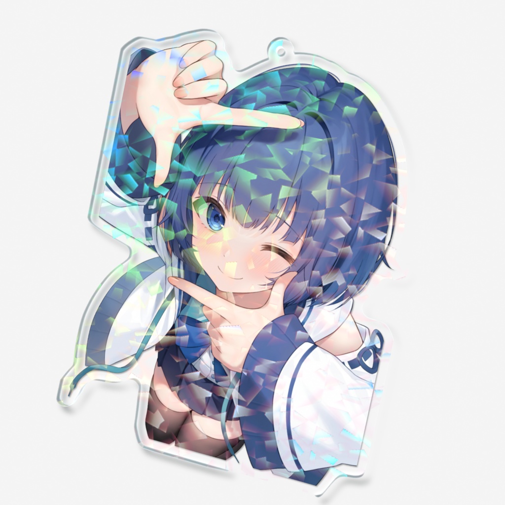 ホログラムアクリルキーホルダー