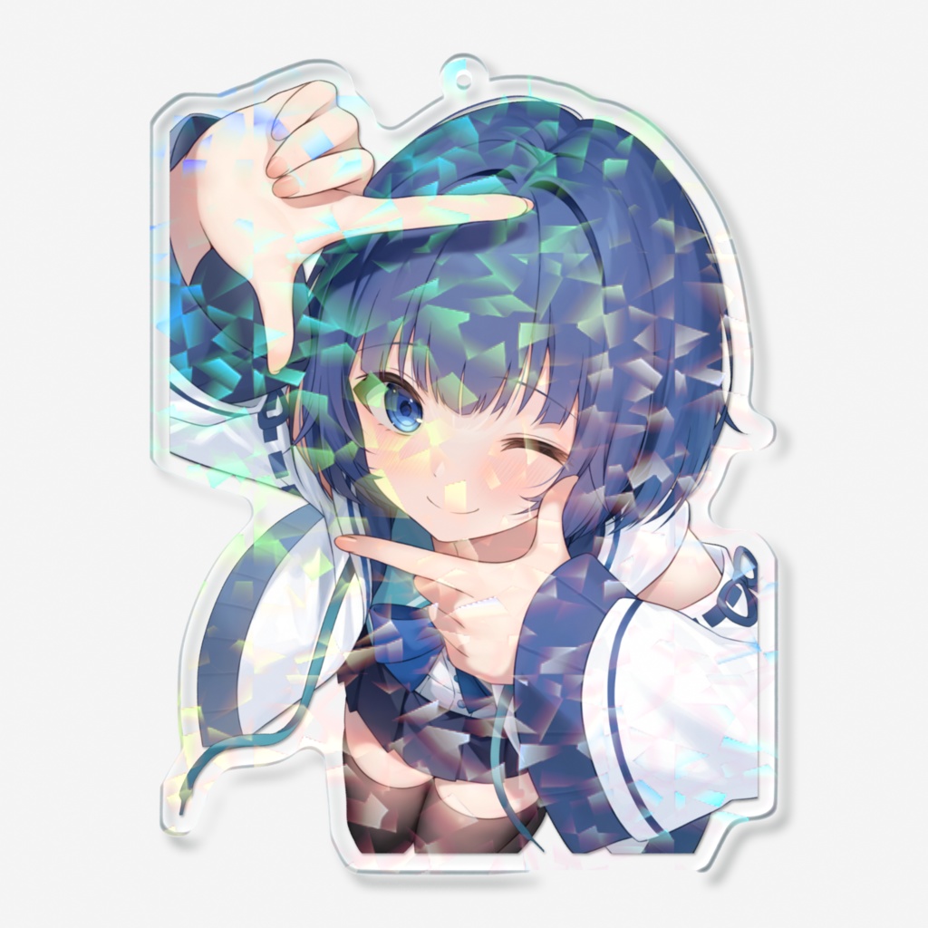 ホログラムアクリルキーホルダー