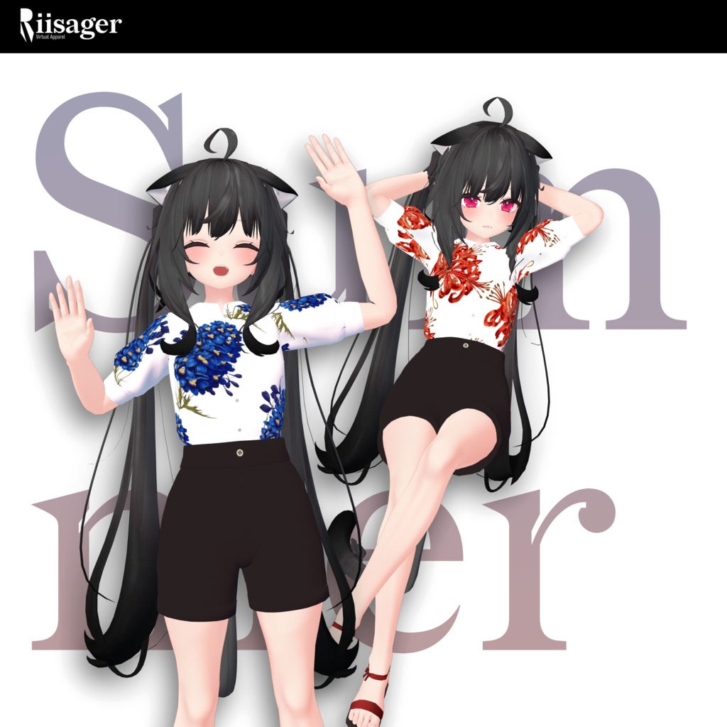 【Maya】Summer shirt